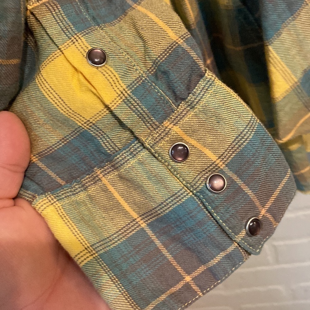 Ivy Jane flannel shirt snap button down soft NEW small oversized long sleeve NWT - Picture 5 of 9